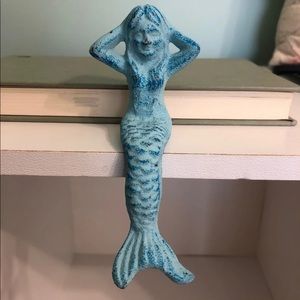 Cast Iron Mermaid Shelf Sitter